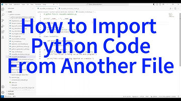 How to Import Python Code from Another Python File