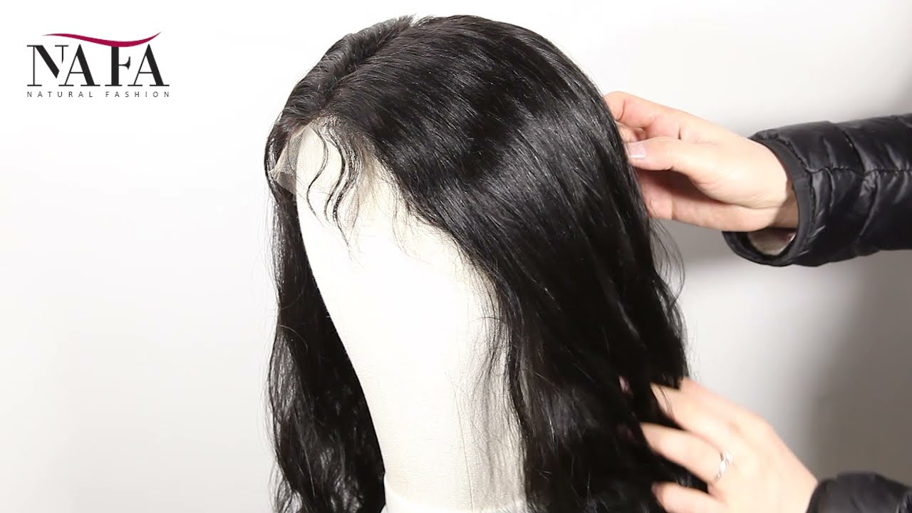 Authentic Look with the Natural Wave Large Cap Size Real Hair Wig 20 Inch (NFLW-039) 