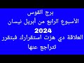 توقعات برج القوس  الأسبوع الرابع من أبريل نيسان       العلاقة دي هزت استقرارك فبتقرر تتراجع عنها