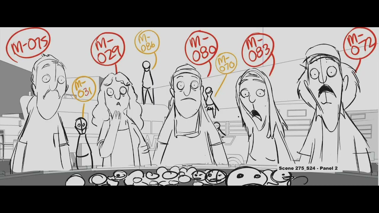 bob's burgers movie lucky ducks (animatic/storyboards)