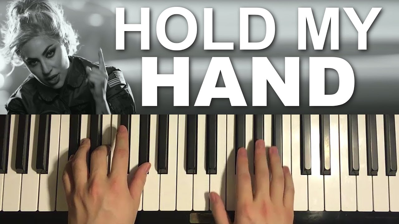 Lady Gaga Hold My Hand (Piano Tutorial Lesson) From “Top Gun