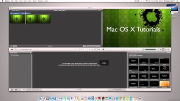 Making an Intro with iMovie 09