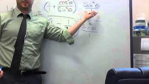 5.1, 5.2 - Part 3 - Example: Using fundamental trig identities
