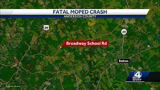 Driver thrown from moped, killed in crash, troopers say