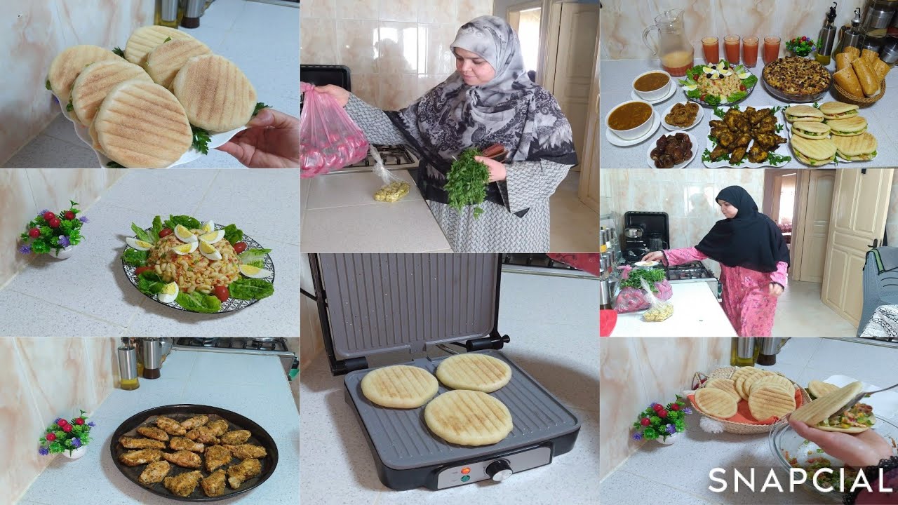 صباح كامل وأنا نجري عند طبيب واخا دخلت معطلة وجد الفطور في الوقت متنوع وصحي وقتصادي👌خبيزات البانيني