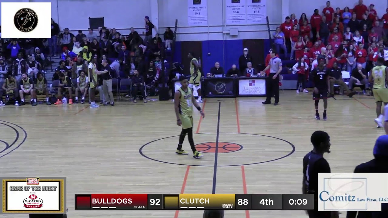 Binghamton Bulldogs vs Wyoming Valley Clutch Mens Basketball YouTube