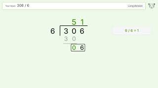 Long Division Problem Step-by-Step Solution
