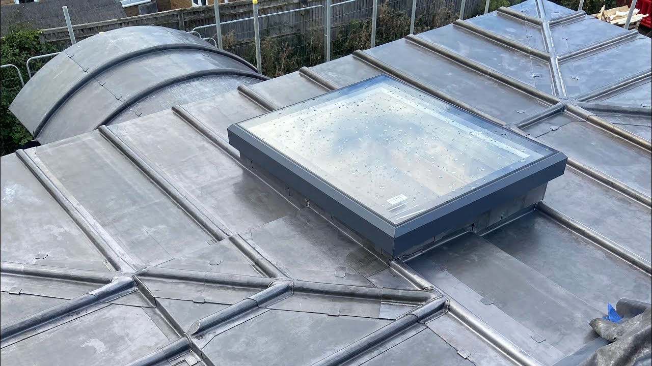 How to set out and install a complicated code 5 lead flat roof YouTube