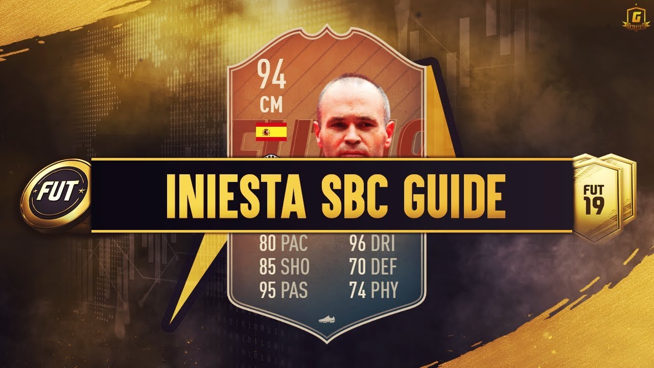 FIFA 19 Flashback Andres Iniesta SBC Guide - 94 Rated, 75k Spend