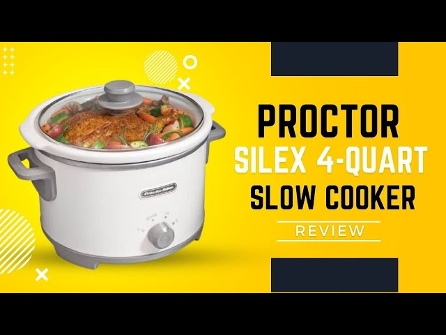 4 Quart Slow Cooker (white) - Model 33042