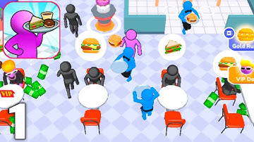 Dream Restaurant - Gameplay Walkthrough Part 1 All Levels (Android & iOS)