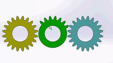 Solidworks Intermittent Gear mechanisms drive
