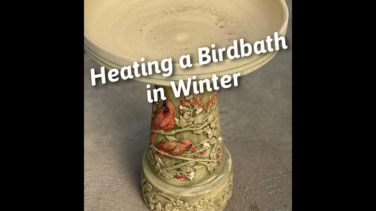Heating a Birdbath in Winter