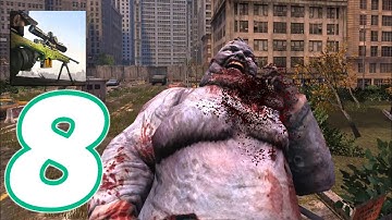 Sniper Zombies - Gameplay Walkthrough Part 8 - Mega Zombie/SVD (Android)