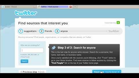 How To Create Twitter Account Video Part 1