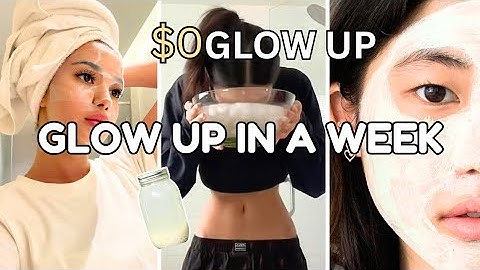 Glow up in a week with zero dollars 🔥PART 2