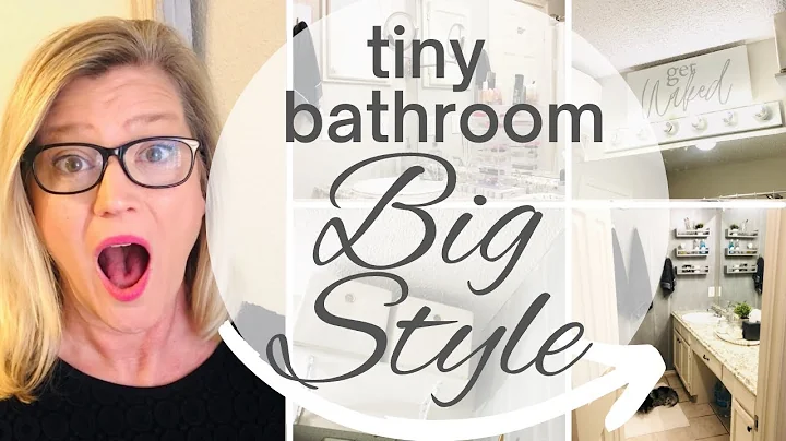 TINY BUDGET BATHROOM ORGANIZATION / Small Space Ba...