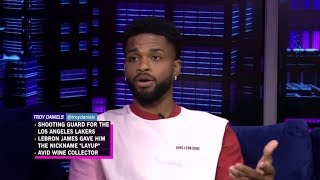 Troy Daniels says Anthony Davis & Rob Pelinka recruited him to pick the LeBron, Lakers