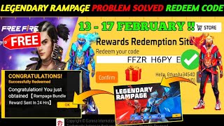Free Fire Redeem Code Today 13 February Redeem Code Free Fire Ff Redeem Code Today 13 February