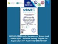 ISO 9001:2015 QMS Lead Auditor (IRCA Approved) Training #ISO9001 #LeadAuditor #IRCA