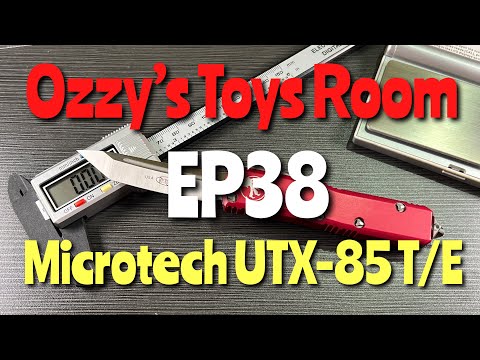 Ozzy Sevenshop Offcial *Ozzys Toys Room EP38* Microtech UTX85 TE OTF microtechknive *Ozzy s Toys Room EP38* Microtech UTX 85 TE OTF microtechknivesmicrotech