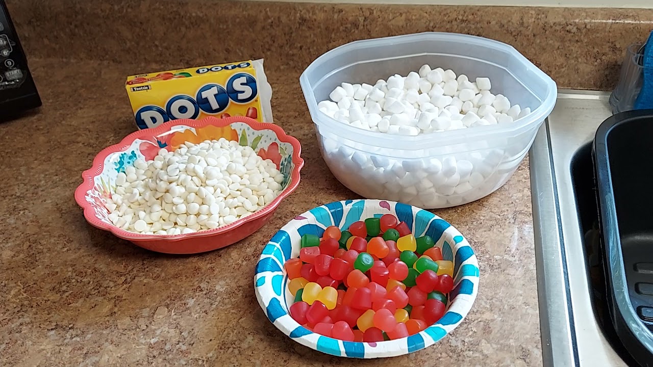 Brachs jelly Nougat made with Dots candy 🍬 just like Brachs Candy (part 1) YouTube