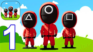 The Squid Battle Game 3D - Gameplay Walkthrough Part 1 All Levels (Android, iOS)