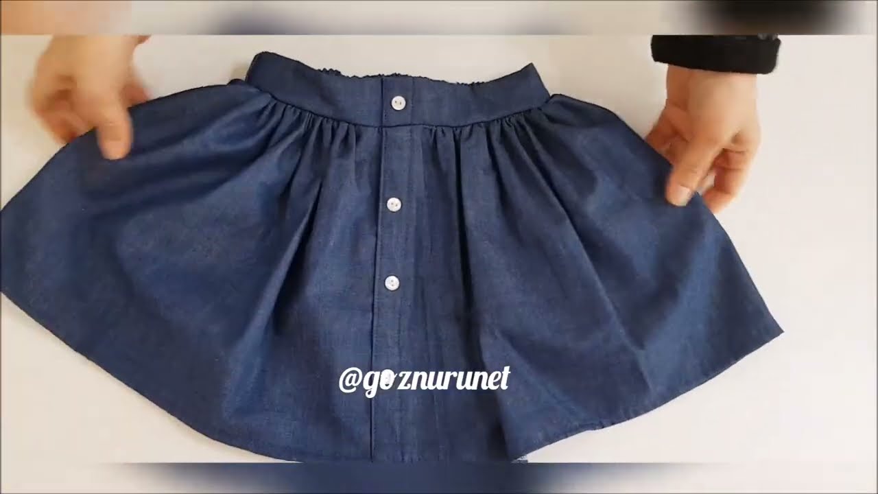 Kalıpsız Kot Etek Dikimi?