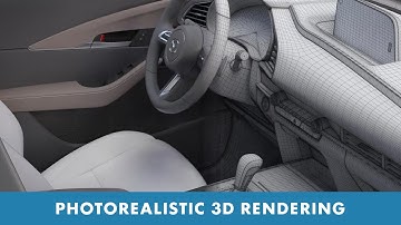 Mazda CX 30 2020 Interior Photorealistic 3D Rendering Using 3DSMax and V-ray