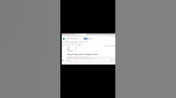 Fix category column missing value #dataanalysis  #python   #dataanlysis #datacleaning