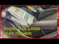 How to Install $1200 Dollars Driver Seat cover  -EASY