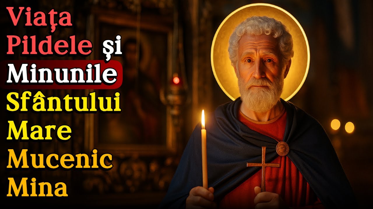 🔴 Viața și Minunile Sfântului Mare Mucenic Mina, marele făcător de minuni - 11 Noiembrie