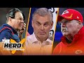 Andy Reid over Belichick as GOAT coach? Talks playoff QBs — Colin | NFL | THE HERD