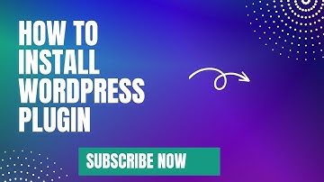 How to install WordPress Plugin manually