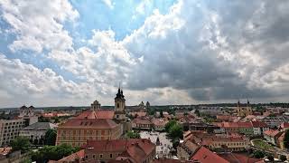 Eger, Dobó István tér a várból