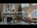 Christmas Candlelight Home Tour | Christmas House Tour | Holiday Home Tour 2023