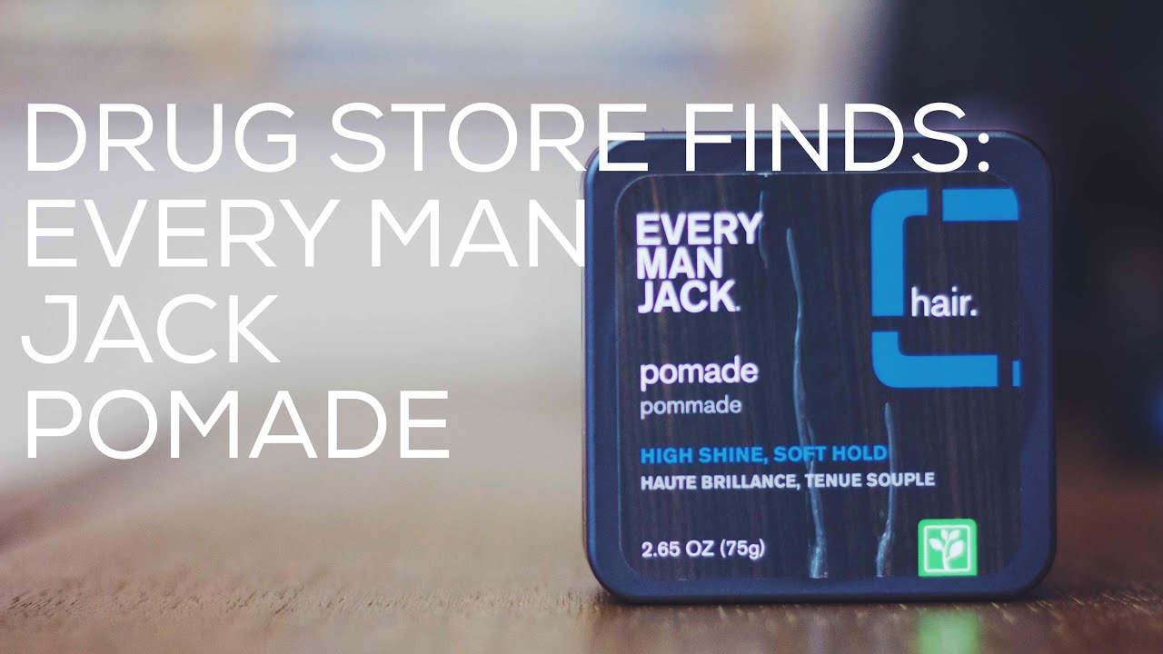 DRUG STORE FINDS : EVERYMAN JACK POMADE REVIEW