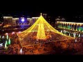 Бишкек. Елка на площади Ала-Тоо 2023. Видео с дрона 4K.