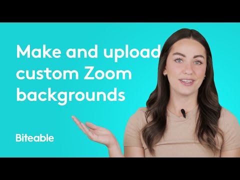 Video How to make and upload custom Zoom backgrounds - youtube