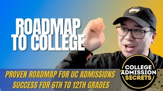 A PROVEN roadmap for UC Admissions success for 6th to 12th grades