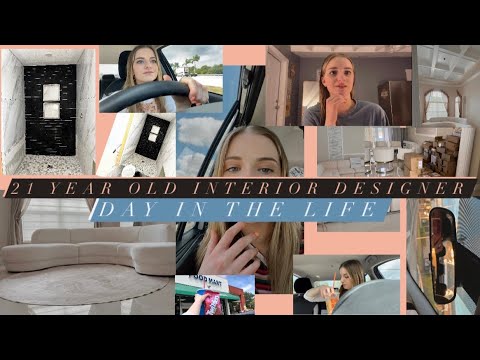 INTERIOR DESIGNER DAY IN THE LIFE | 21 year old Interior