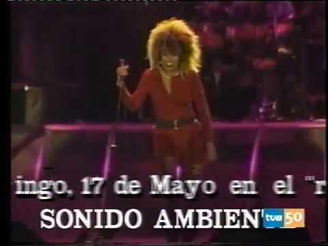 Tina Turner "What You Get Is What You See"(live in Madrid, 17th May 1987) A Tope 10-06-87