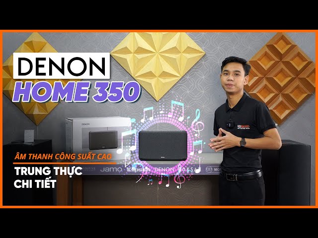 Loa DENON Home 350, Điều Khiển Giọng Nói, Kết Nối Đa Phòng Chưa Bao Giờ Tiện Lợi Đến Thế