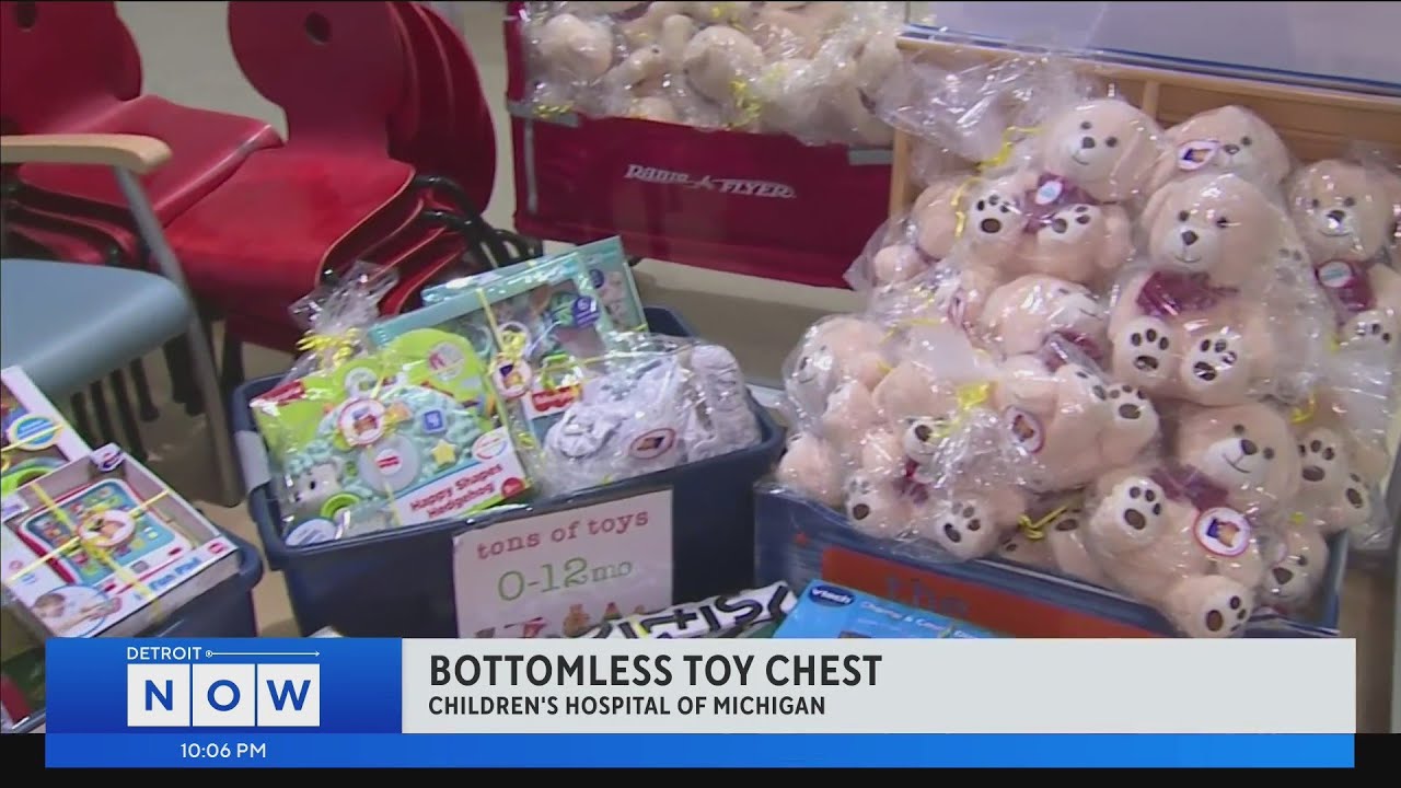 The Bottomless Toy Chest delivers gifts to Children's Hospital of