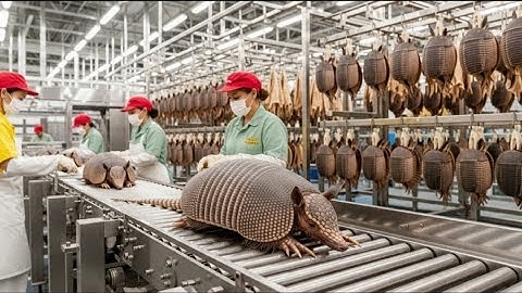 Inside the Armadillo-Shell Factory: From Tough Armor Plates to High-End Luxury Products ( Workflow)