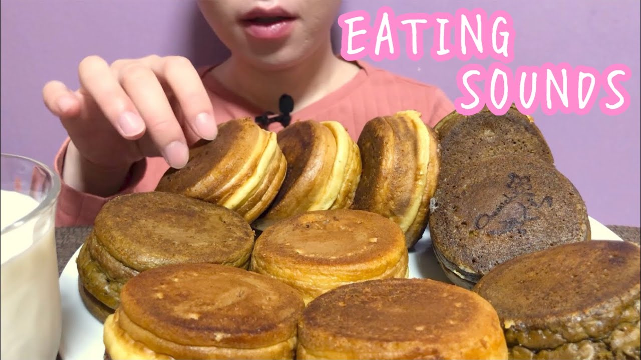 《Eating sounds》回転焼きをバターで焼きました!