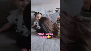 Laying On My Toddler To Get Her Reaction