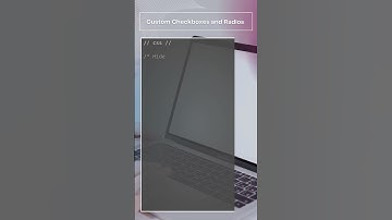 CSS - How to create custom designed checkboxes and radio inputs #css #checkbox #custom