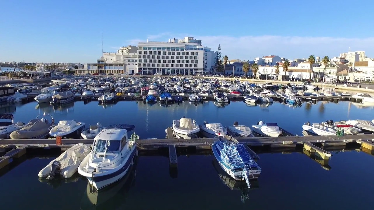 Faro aerial - Sunny Algarve during the winter