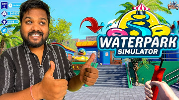 🎢 Waterpark Simulator – Part 01 Building Our Dream Waterpark 💦 Gameplay Walkthrough
